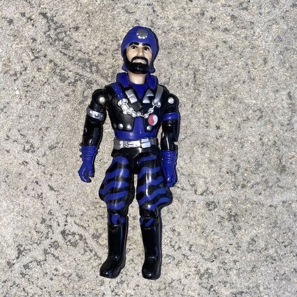 LANARD 1986 BANGALA SUPER PURPLE AND BLACK "4 action figure RARE - Picture 1 of 7